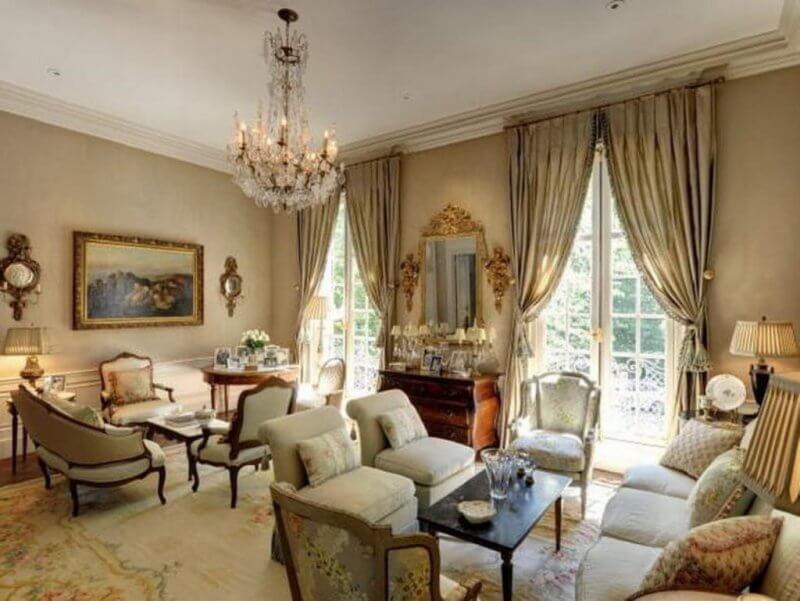 living room in a French style