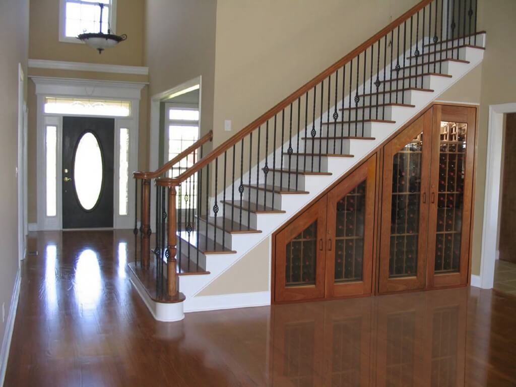 Ten ideas how to make the most of the space under the stairs Interior