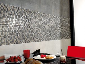 Mosaic tiles in a kitchen