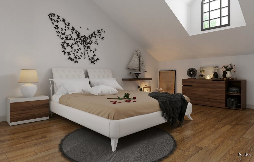 Rustic bedroom