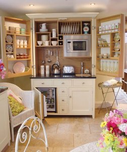 Tiny cozy but very useful kitchen