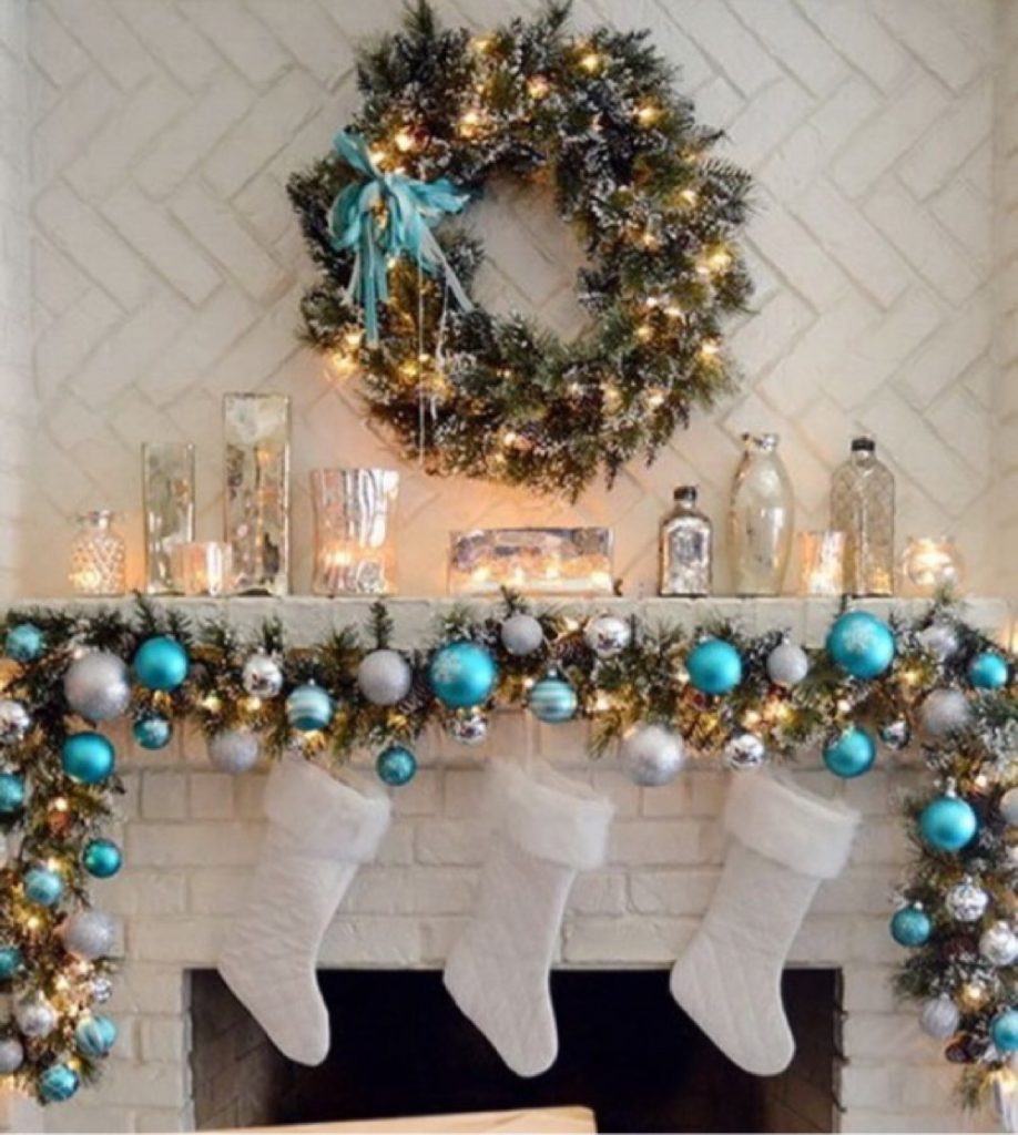 Christmas fireplace