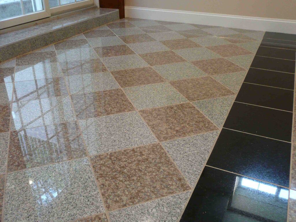 Granite floor in hallway