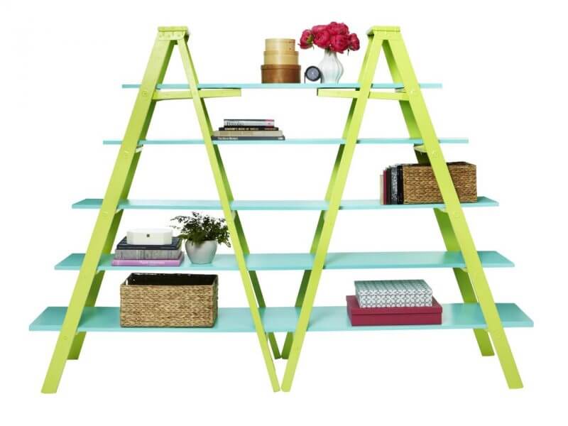 Booksheve made of ladders