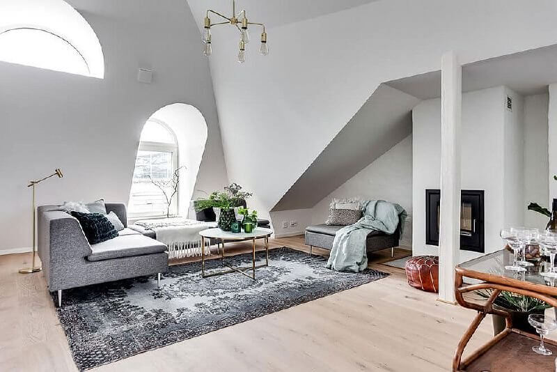 Small attic apartment in Stockholm