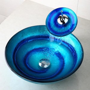 blue sink