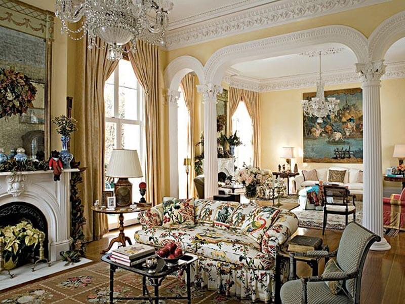 classic french style living room