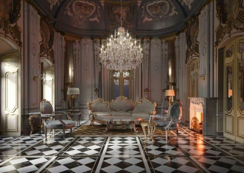 Another French baroque living room