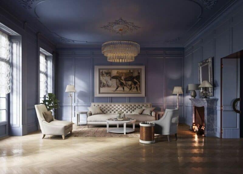 Neoclassical living space