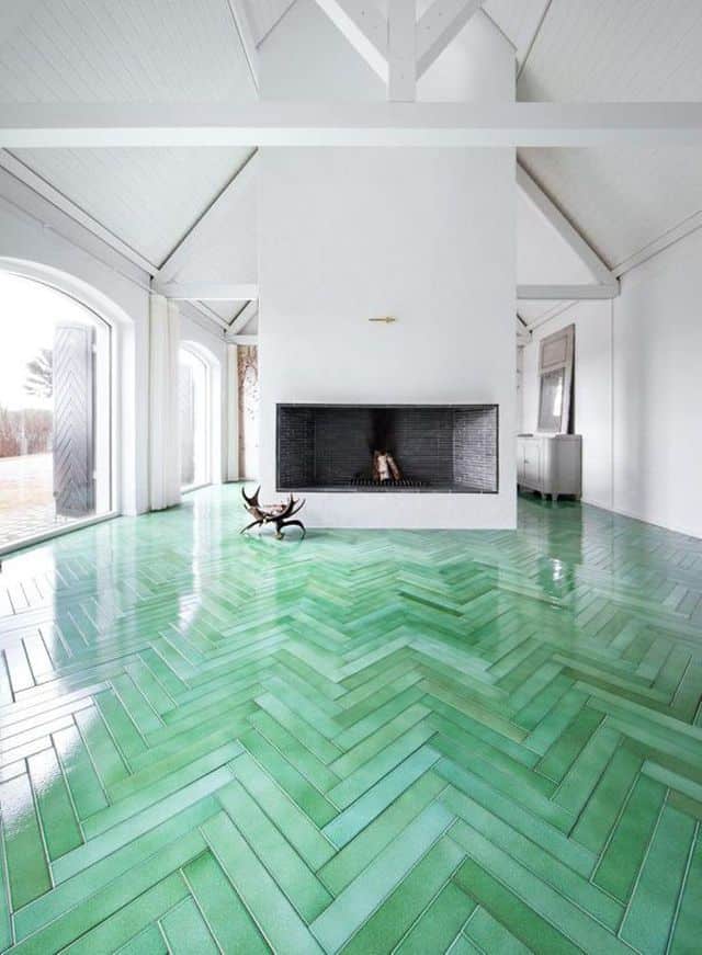 Green tiles