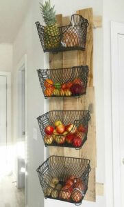 Organize fruit and vegetables