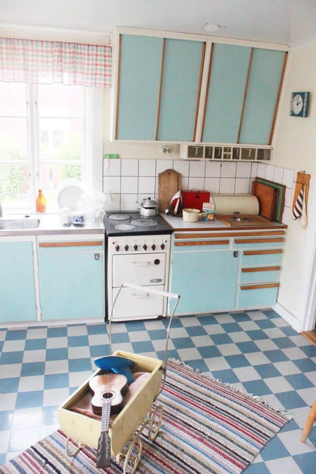 Retro kitchen from the 70s