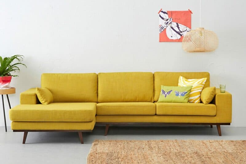 Yellow sofa