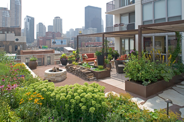 The secret how to organize your rooftop to look like an oasis